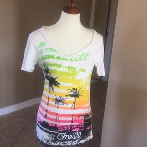 O’Neil Beach Scene V-neck Tee